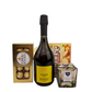 Donáška kvetov - Darčekový kôš – Vanilla s proseccom - slovenske-kvety.sk