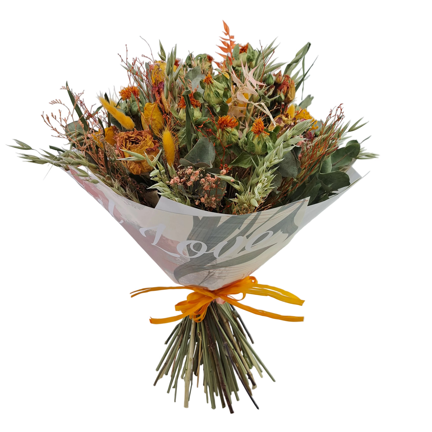 Sušená kytica - pomarančová