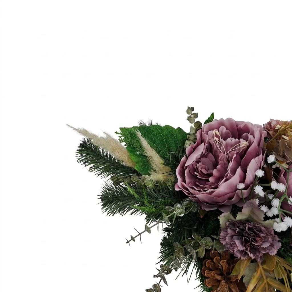 Smútočná kytica Peony - Fialová