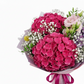 NOVINKA! Premium magenta hortenzie s lisianthusom