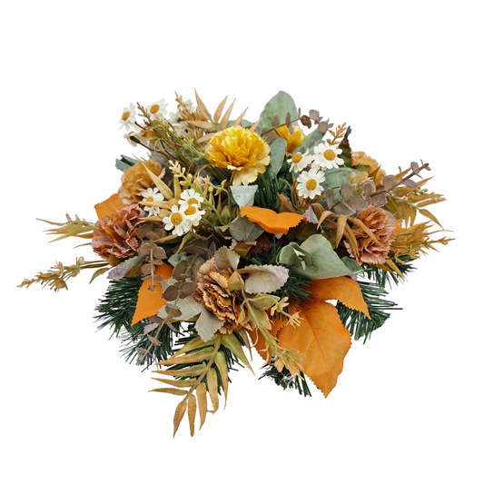 Smútočná kytica Natura – Béžová vintage