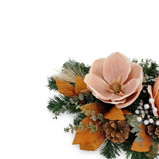 Smútočná kytica Magnolia – Krémová