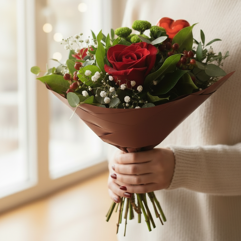 Donáška kvetov - Novinka Kytica ruží - Dotyk lásky - slovenske-kvety.sk