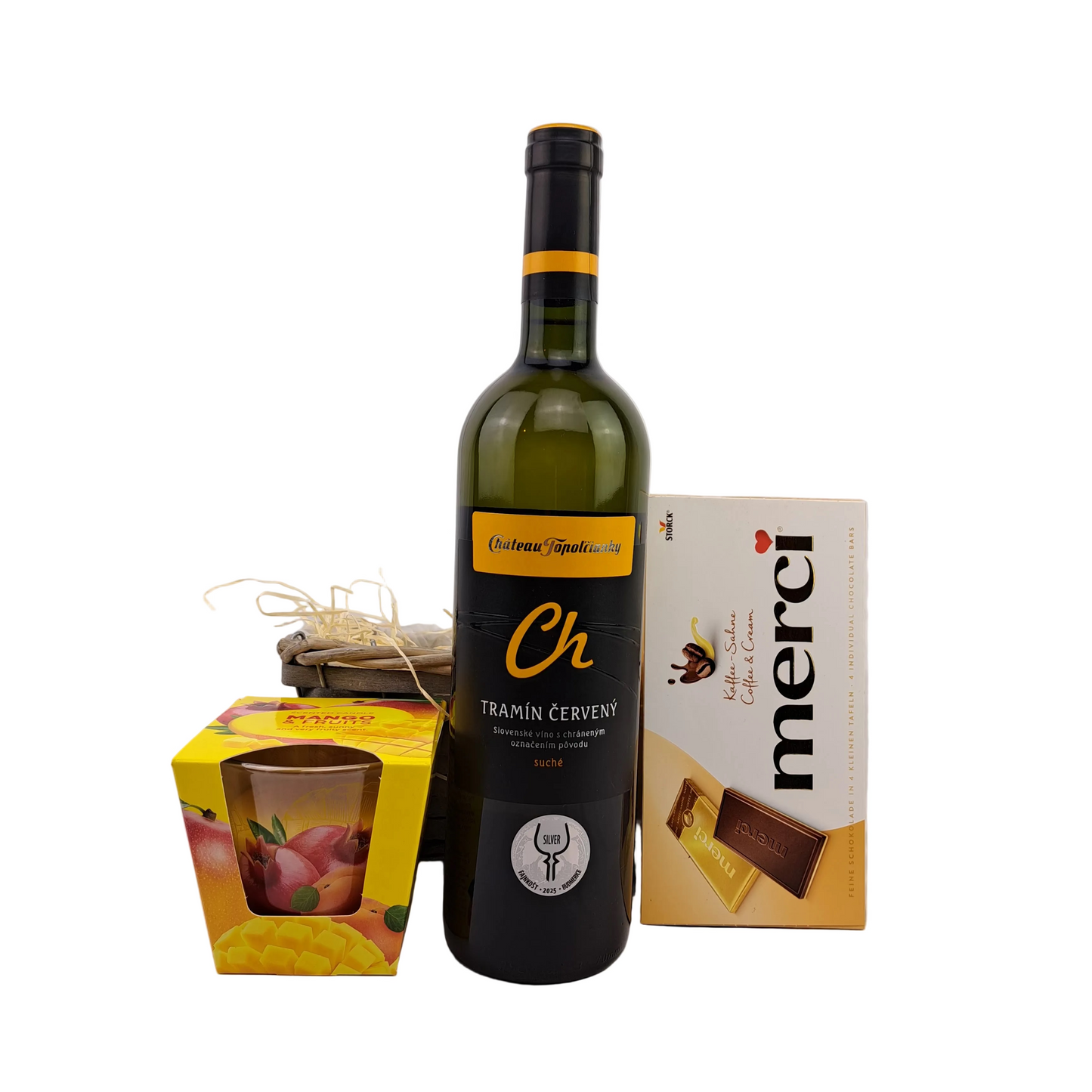 Donáška kvetov - Darčekový kôš - Sweet Mango - slovenske-kvety.sk