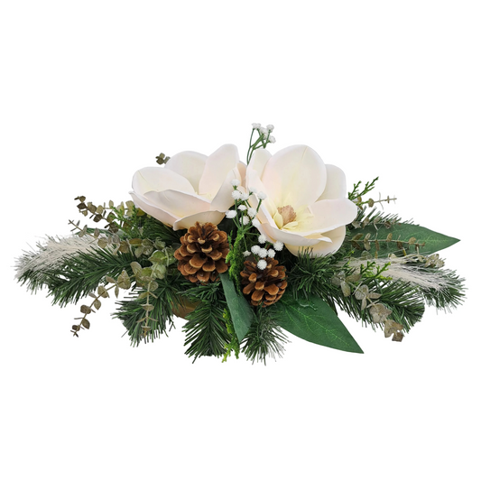 Smútočná kytica Magnolia – Biela