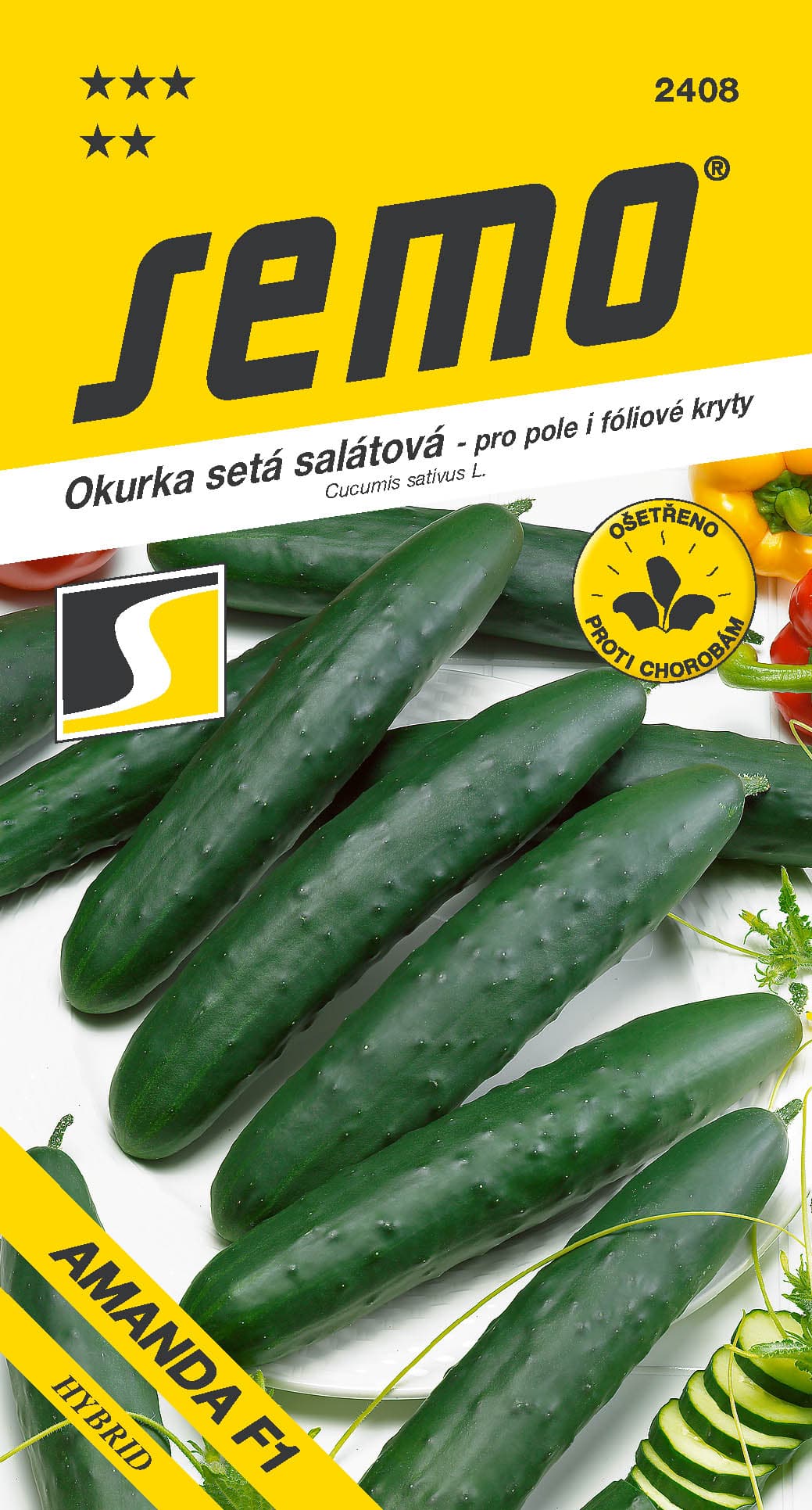 Donáška kvetov - SEMO - Uhorka šalátová - AMANDA F1 - slovenske-kvety.sk