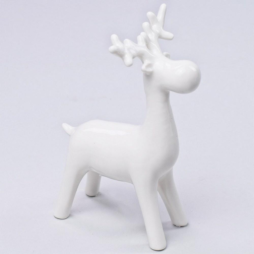 Donáška kvetov - Sob biely porcelán 16cm - slovenske-kvety.sk