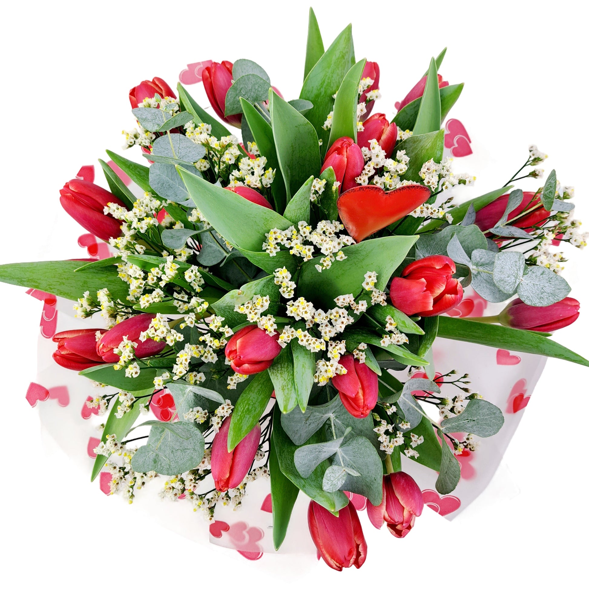 Donáška kvetov - NOVINKA Kytica tulipánov Carmen - slovenske-kvety.sk