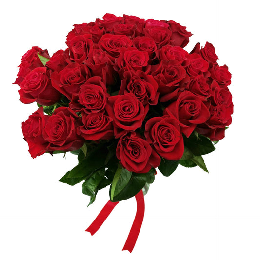 Donáška kvetov - Červené ruže Deluxe - slovenske-kvety.sk