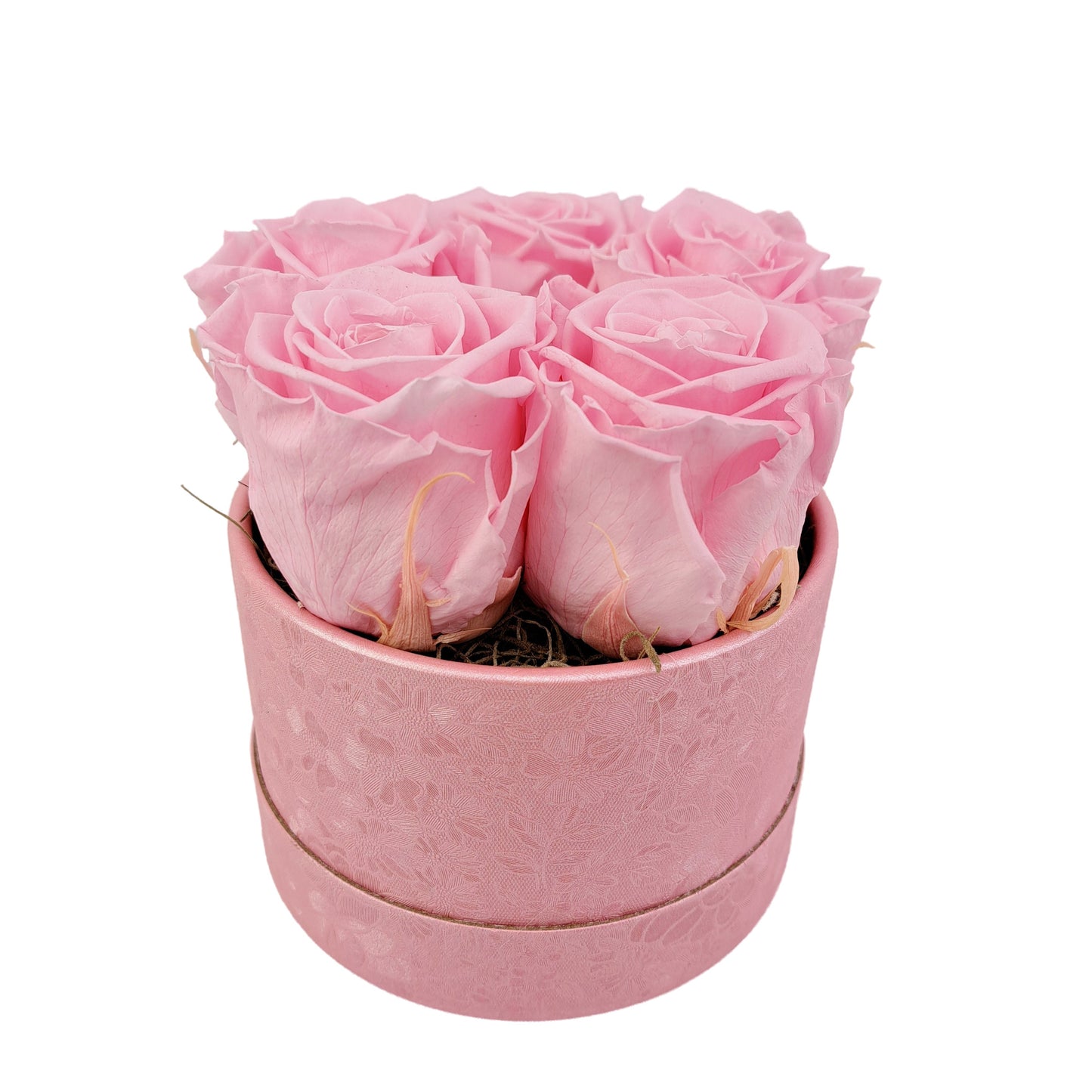Flowerbox  stabilizovaných ruží - ETERNAL Flowers - Ružový