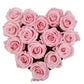 Srdce Pink - 15 stabilizovaných ruží