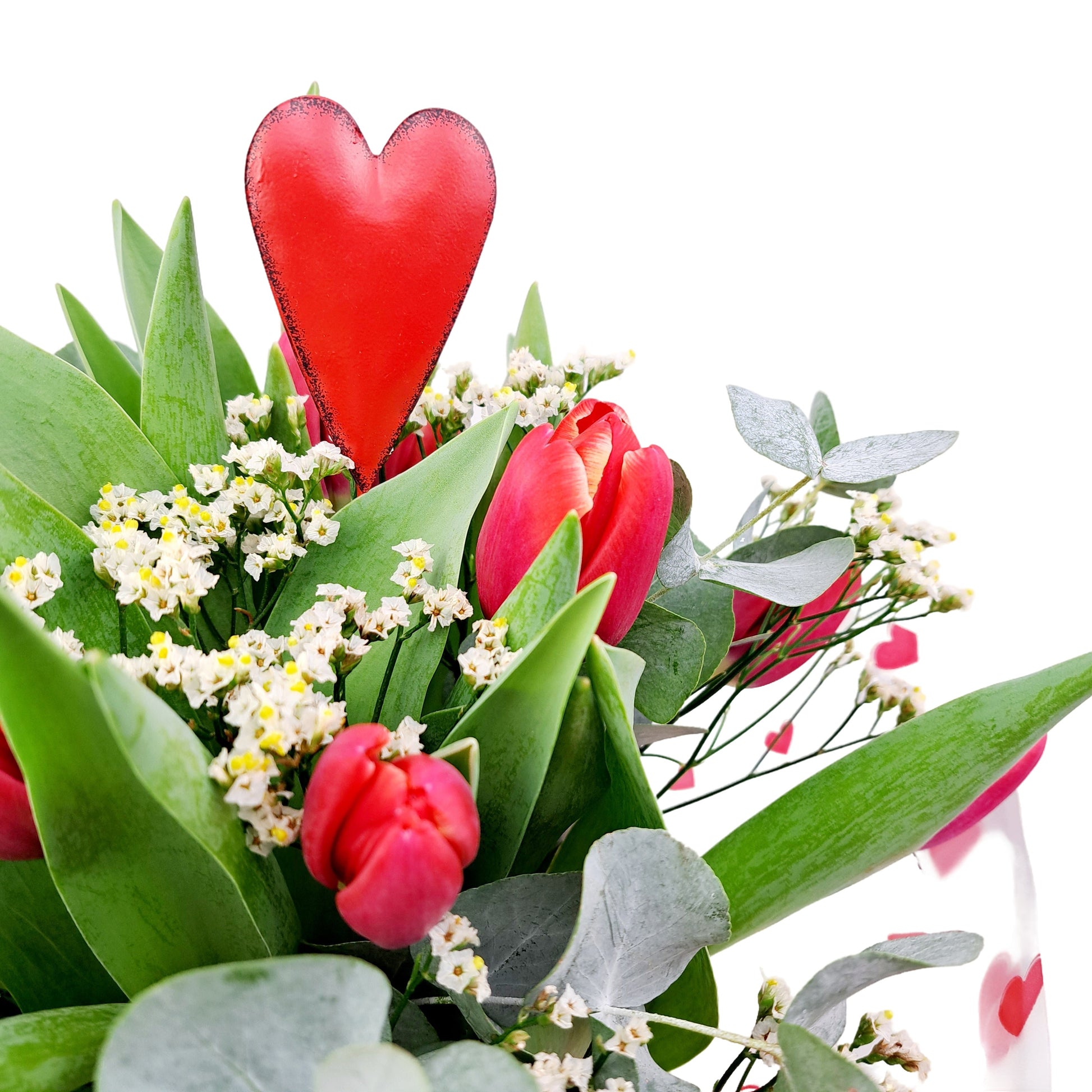 Donáška kvetov - NOVINKA Kytica tulipánov Carmen - slovenske-kvety.sk