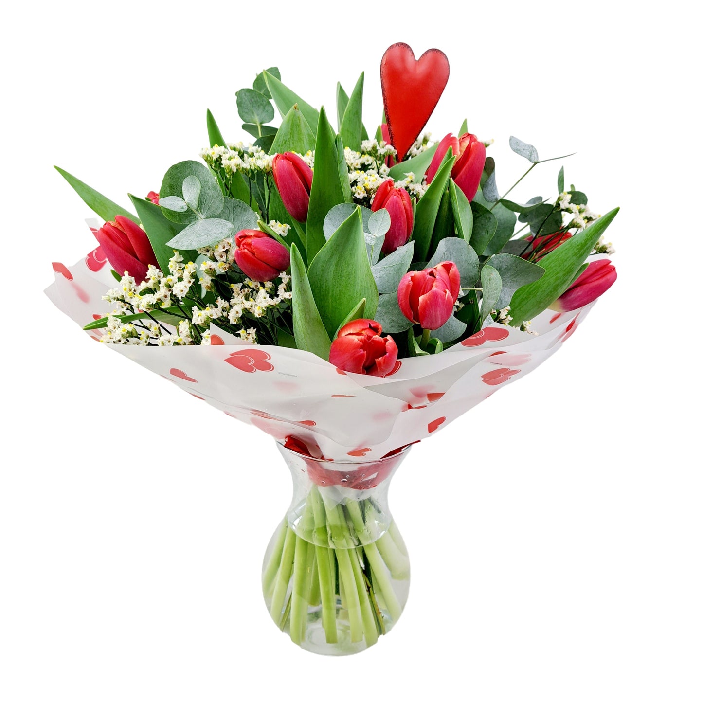 Donáška kvetov - NOVINKA Kytica tulipánov Carmen - slovenske-kvety.sk