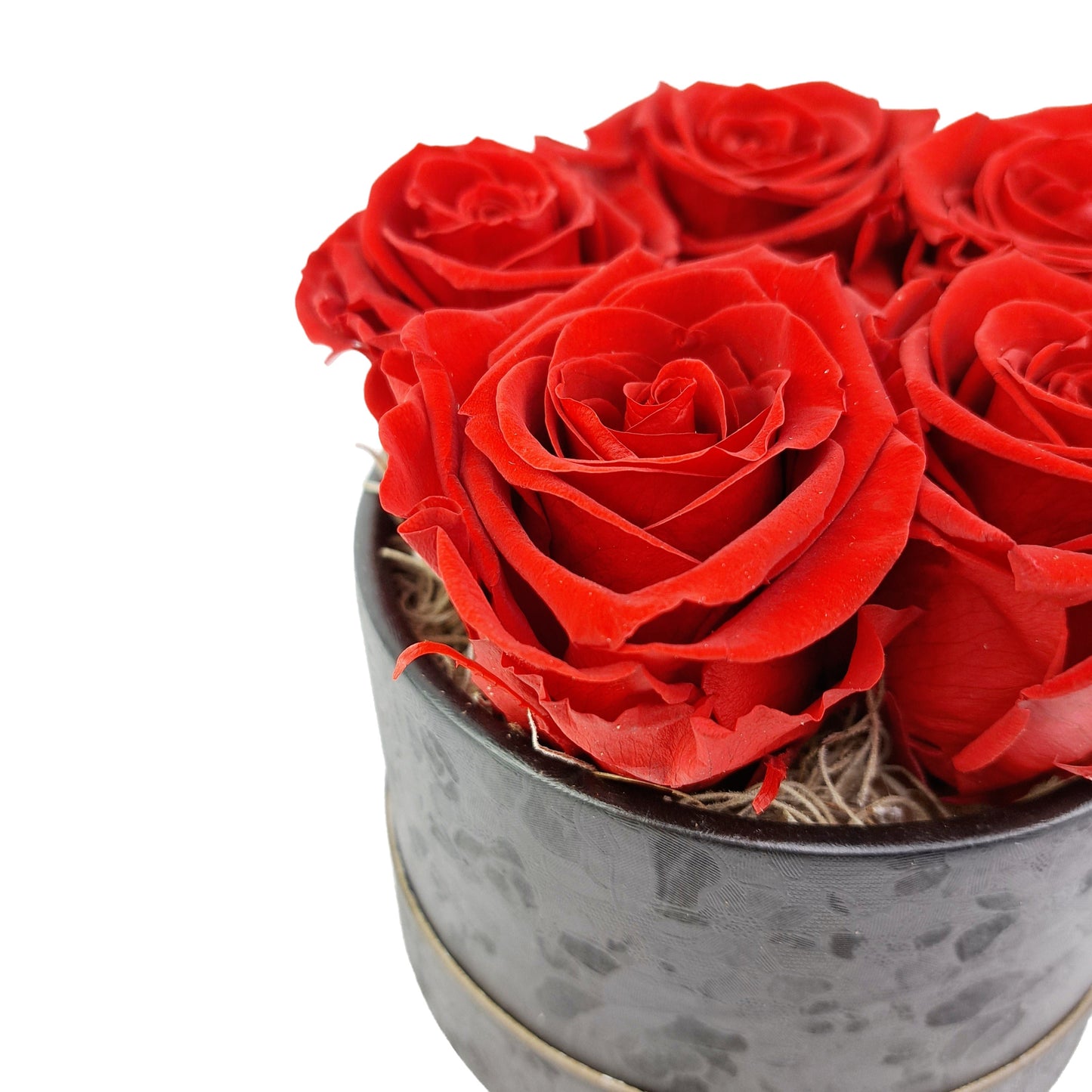 Flowerbox  stabilizovaných ruží - ETERNAL Flowers - Červená